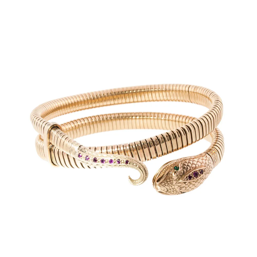 [BR-18K-3.04G-0245] bracelet snake 3.04g